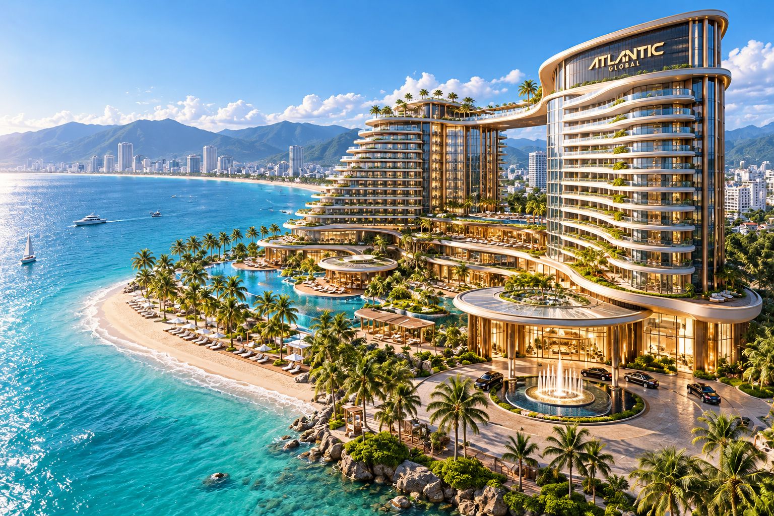 Resort Atlantic Global bên vịnh Nha Trang