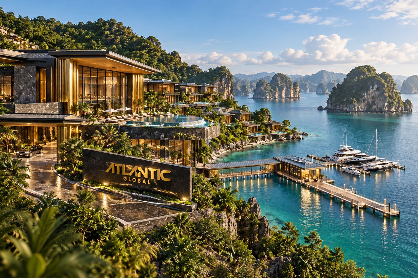 Resort giữa vịnh Vân Đồn